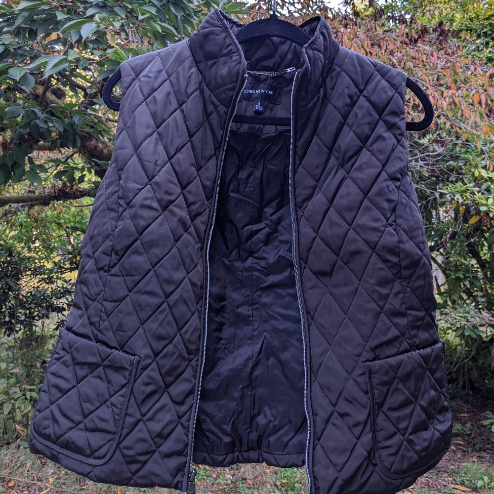 Jones New York Brown Vest Size S Small